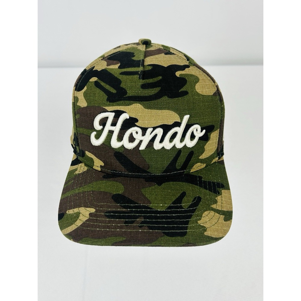 Hondo Hat Co Camo Snapback Hat MMXXIII 2023 Adjustable Mens Camouflage Western